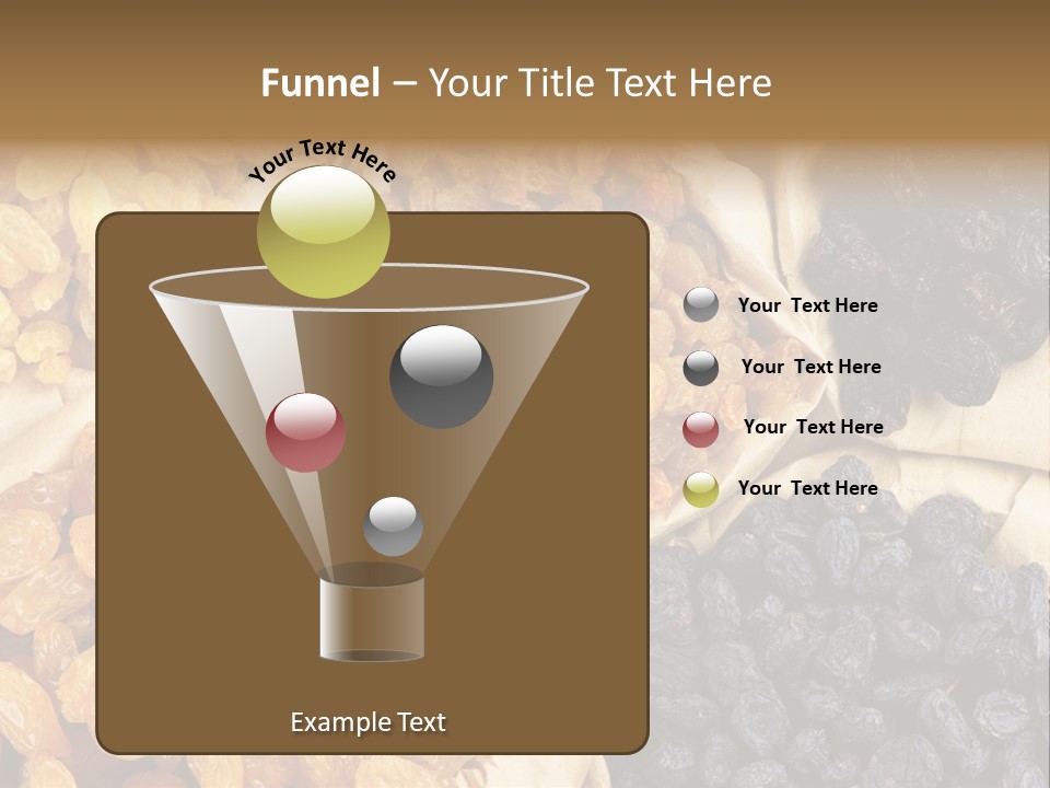 Healthy Golden Raw PowerPoint Template