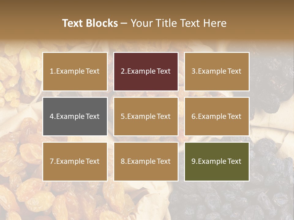 Healthy Golden Raw PowerPoint Template