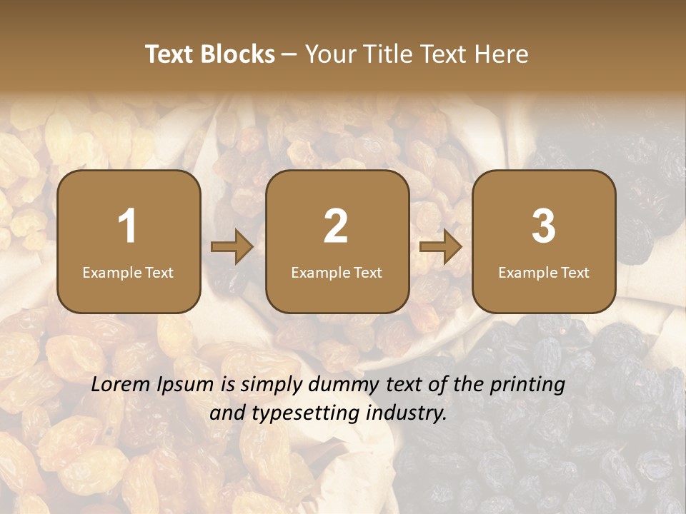 Healthy Golden Raw PowerPoint Template