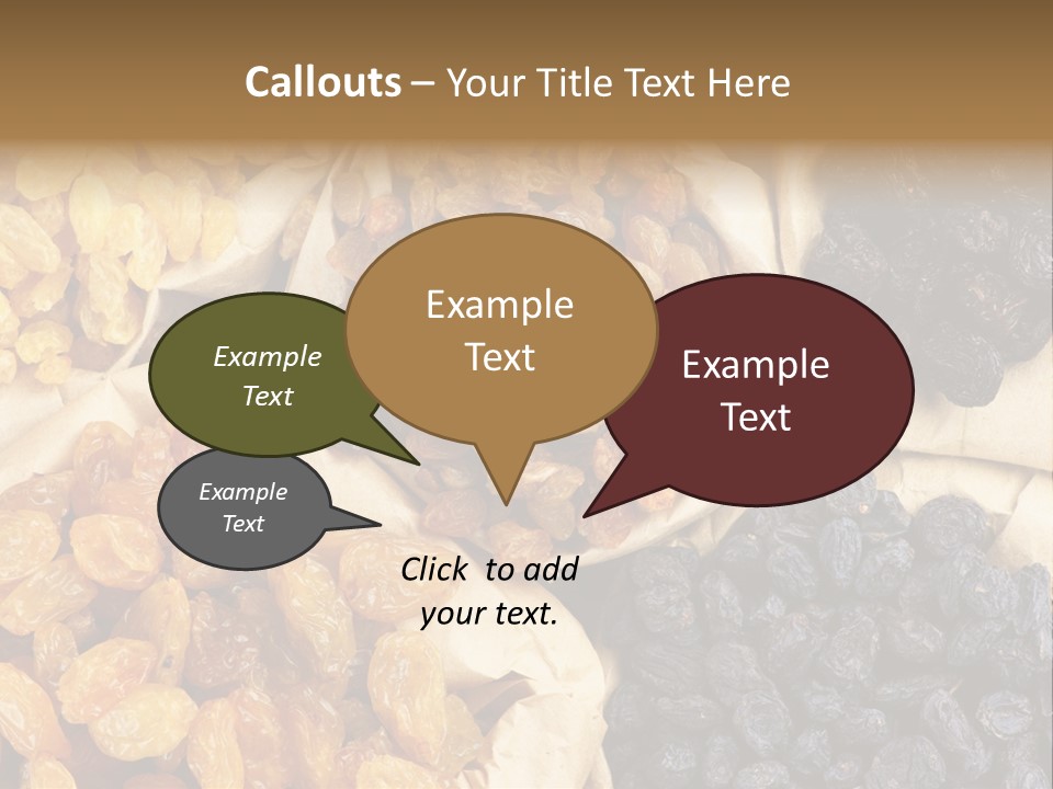 Healthy Golden Raw PowerPoint Template