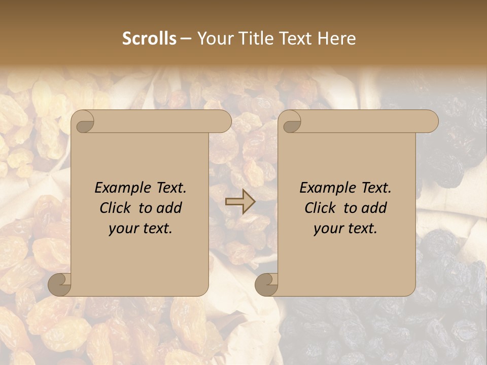 Healthy Golden Raw PowerPoint Template
