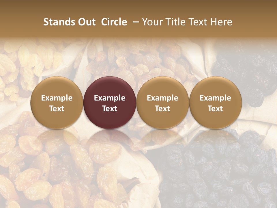 Healthy Golden Raw PowerPoint Template