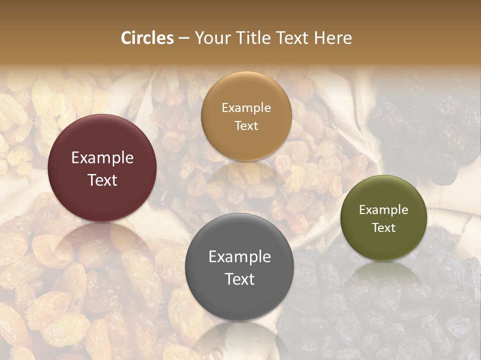 Healthy Golden Raw PowerPoint Template