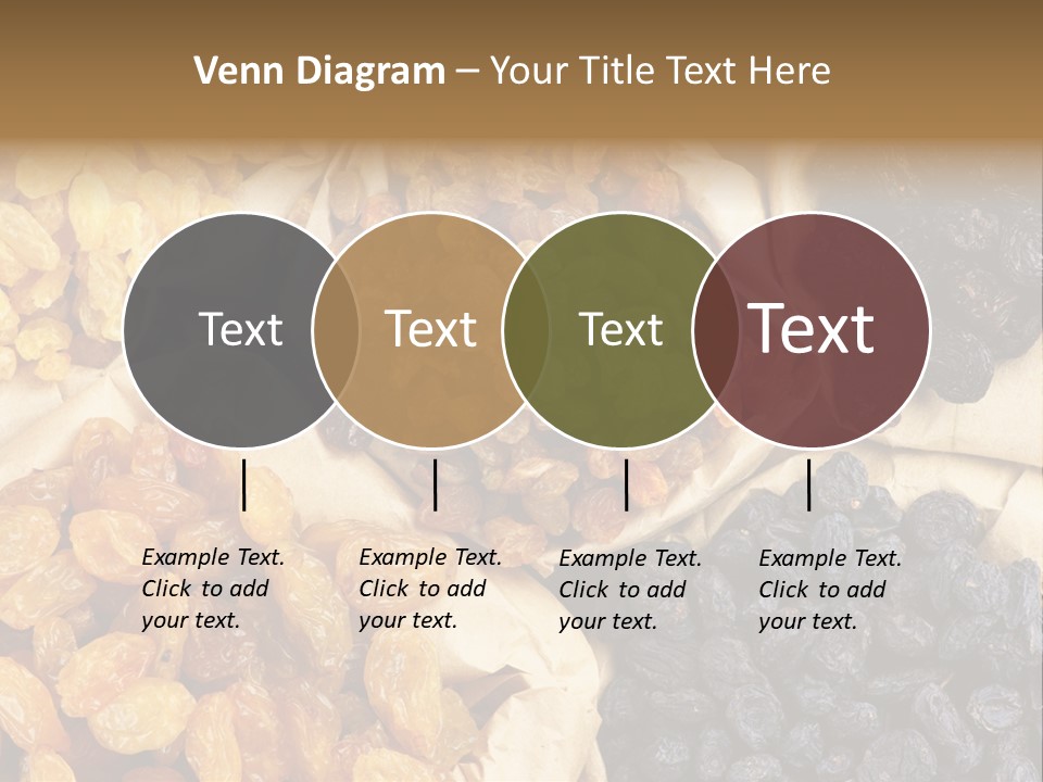 Healthy Golden Raw PowerPoint Template