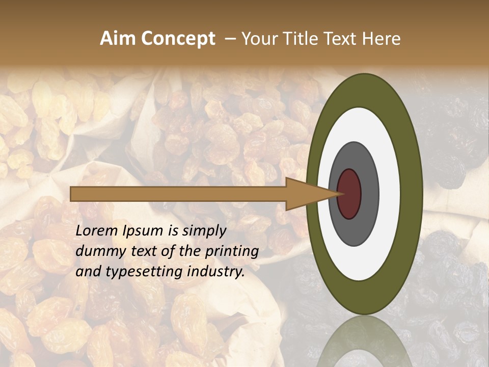 Healthy Golden Raw PowerPoint Template