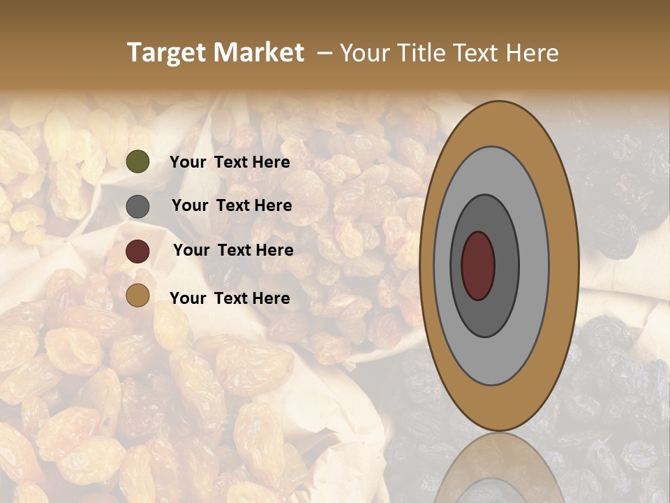 Healthy Golden Raw PowerPoint Template