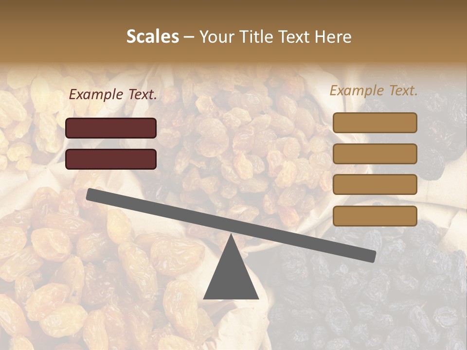 Healthy Golden Raw PowerPoint Template
