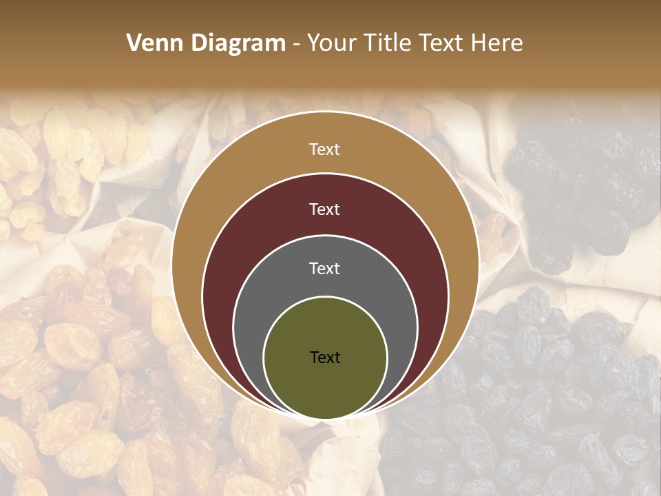 Healthy Golden Raw PowerPoint Template