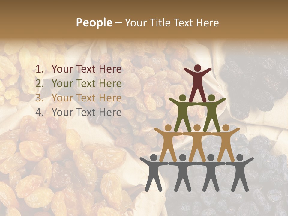 Healthy Golden Raw PowerPoint Template