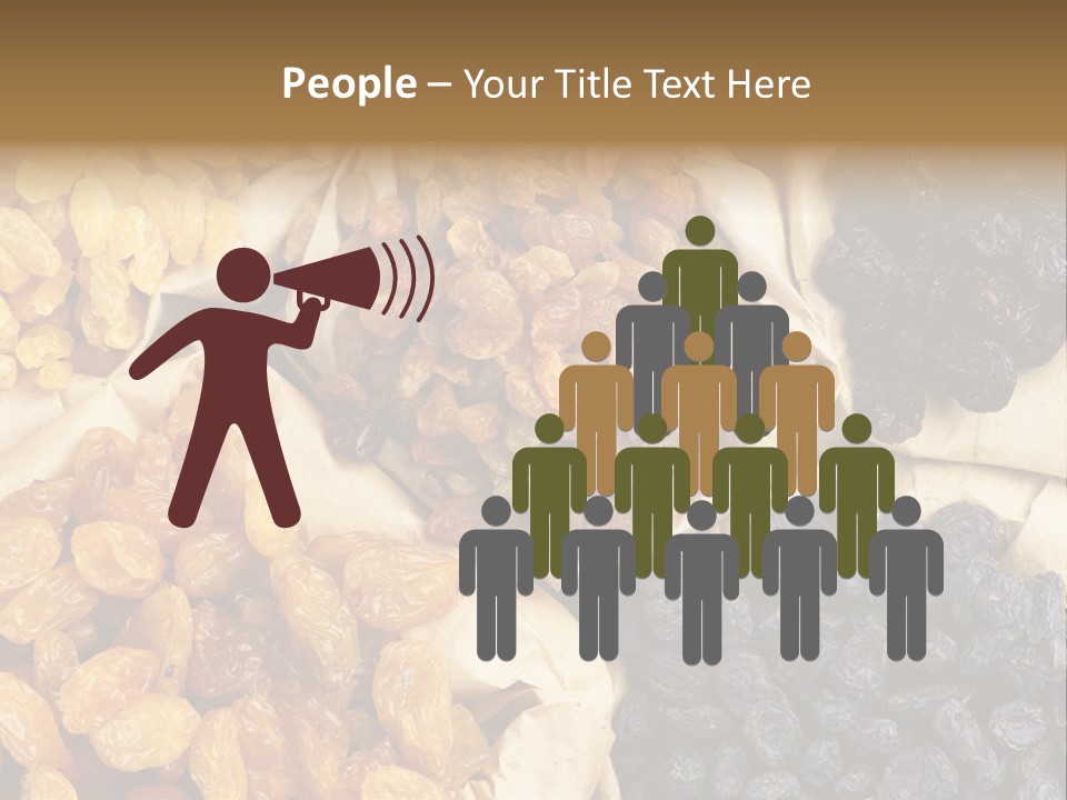 Healthy Golden Raw PowerPoint Template