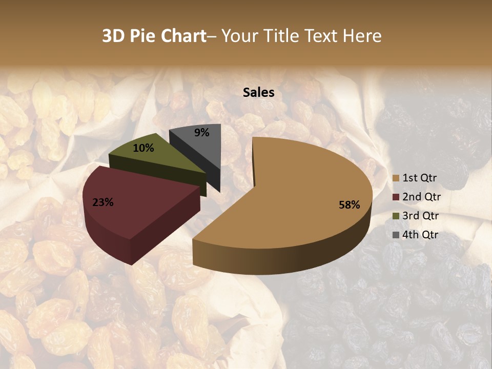 Healthy Golden Raw PowerPoint Template