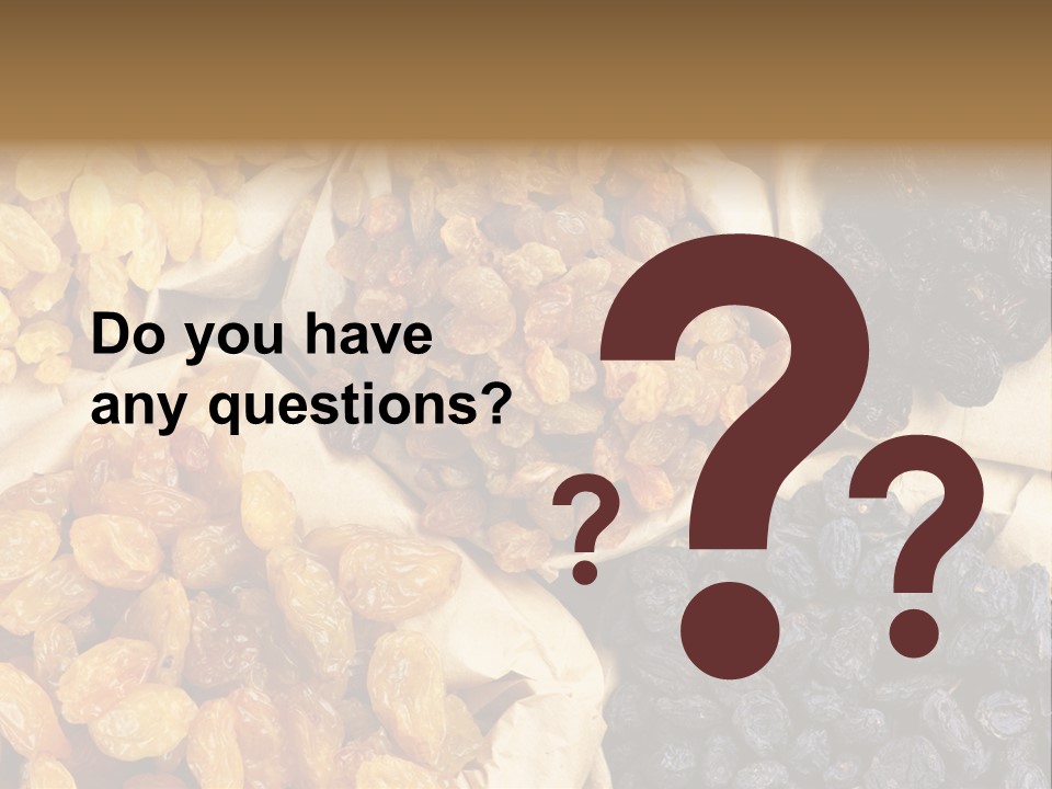 Healthy Golden Raw PowerPoint Template