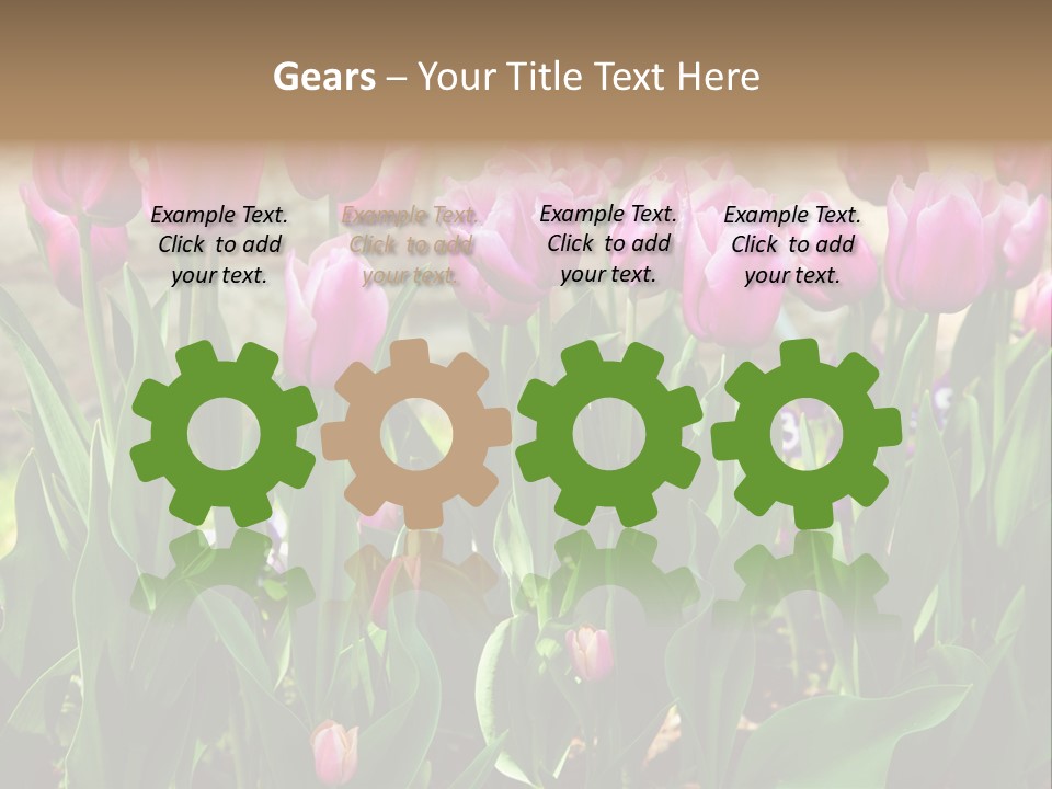 Delicate Spring Foliage PowerPoint Template
