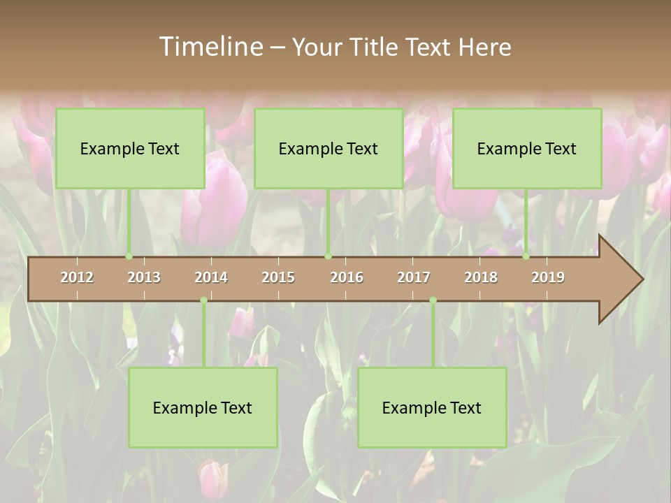 Delicate Spring Foliage PowerPoint Template