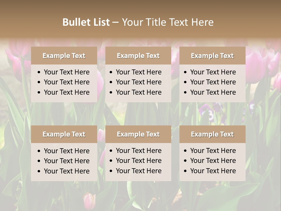 Delicate Spring Foliage PowerPoint Template