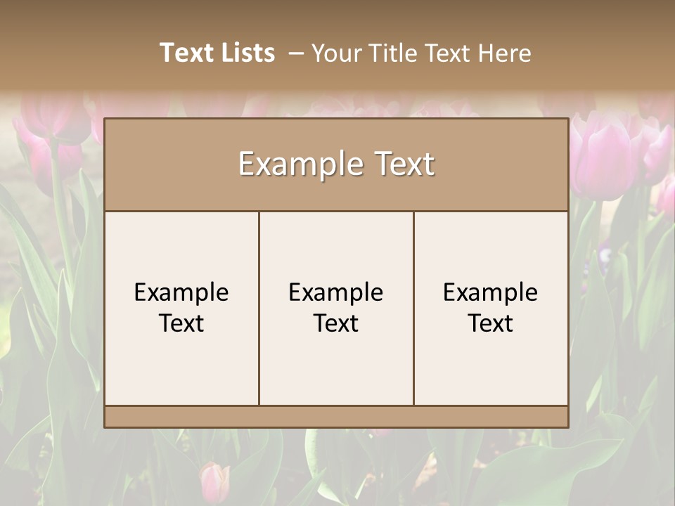 Delicate Spring Foliage PowerPoint Template