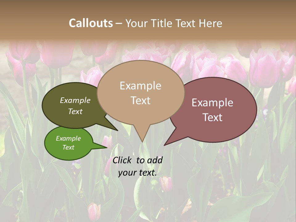 Delicate Spring Foliage PowerPoint Template