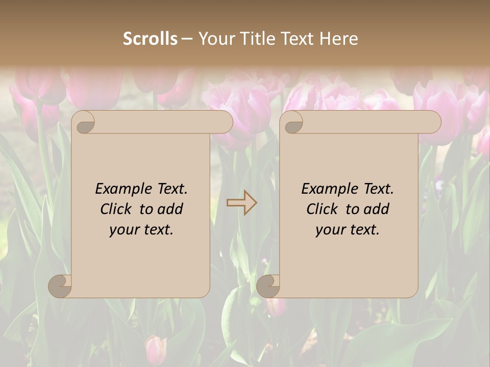 Delicate Spring Foliage PowerPoint Template