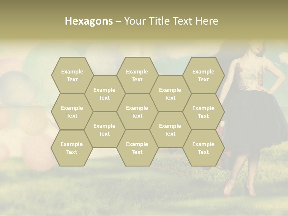 Glamour Paper Postcard PowerPoint Template