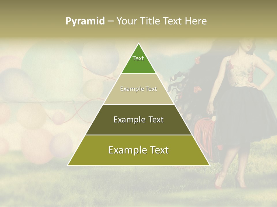 Glamour Paper Postcard PowerPoint Template