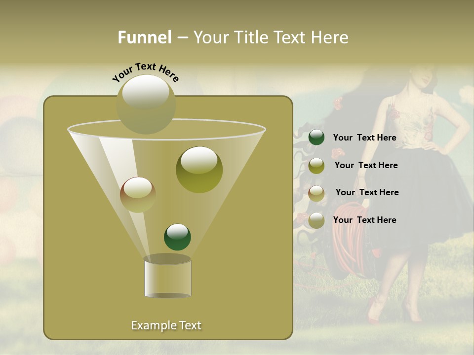 Glamour Paper Postcard PowerPoint Template