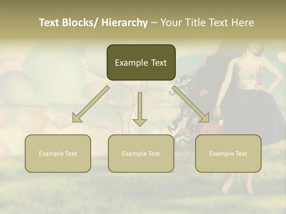 Glamour Paper Postcard PowerPoint Template