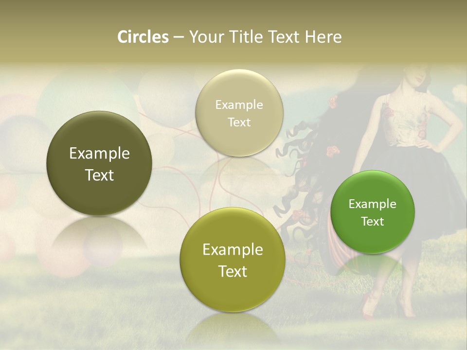 Glamour Paper Postcard PowerPoint Template