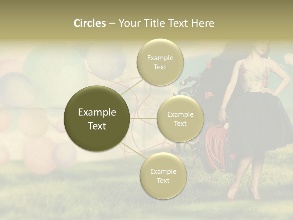 Glamour Paper Postcard PowerPoint Template