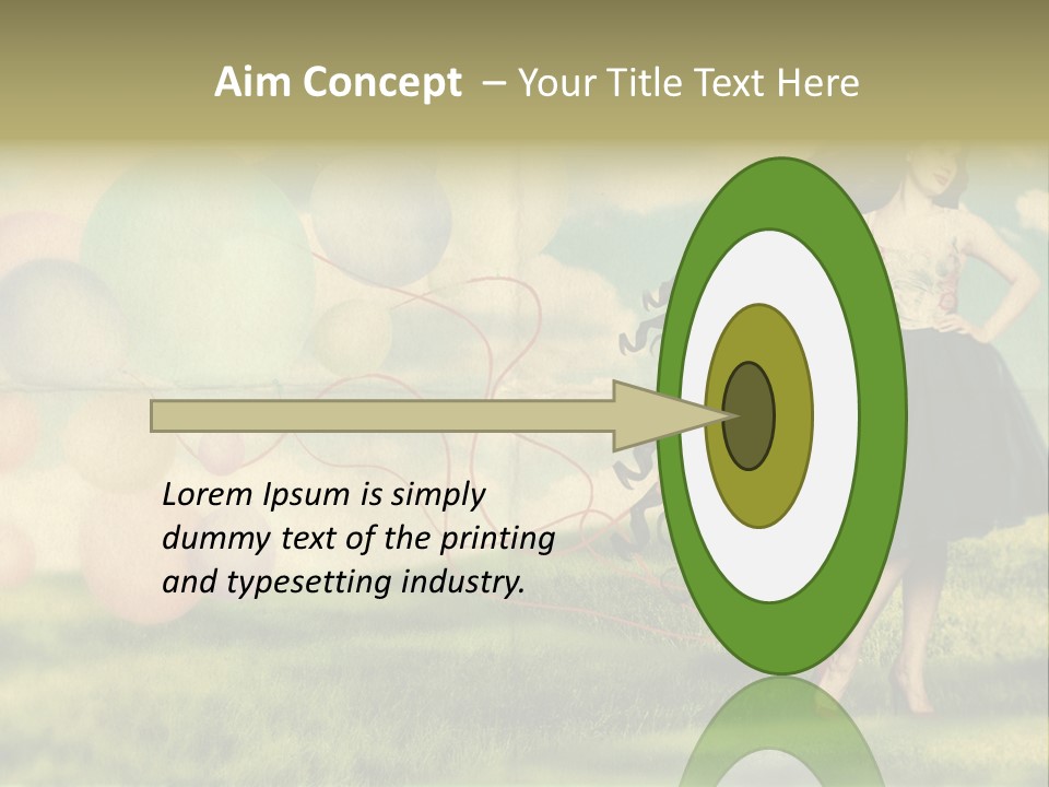 Glamour Paper Postcard PowerPoint Template