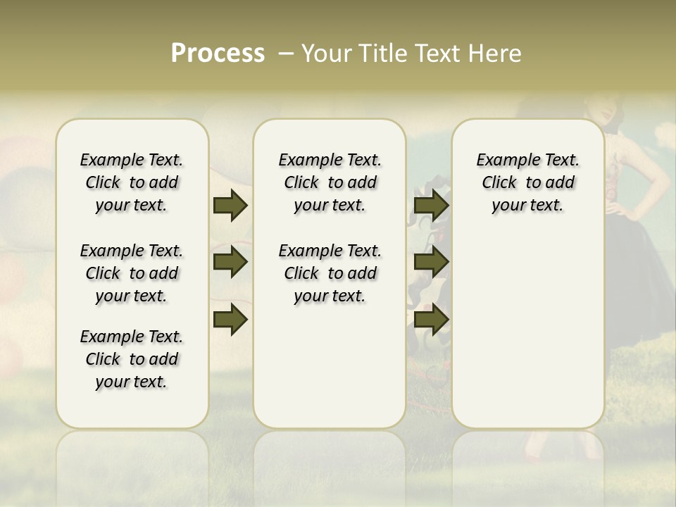 Glamour Paper Postcard PowerPoint Template