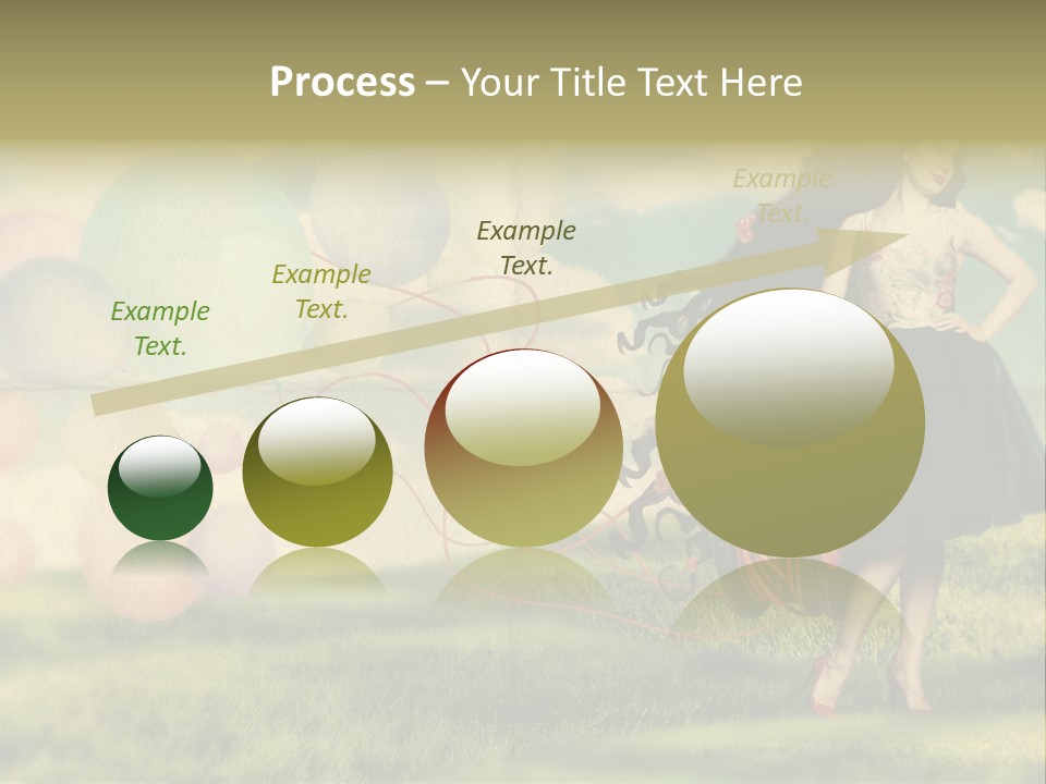 Glamour Paper Postcard PowerPoint Template