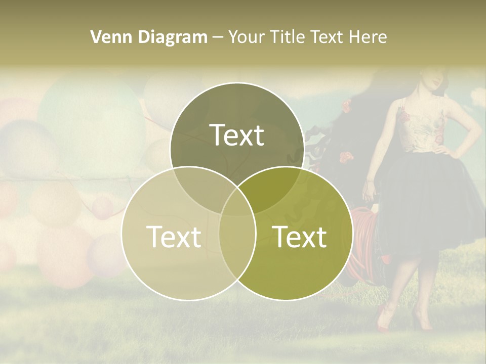 Glamour Paper Postcard PowerPoint Template