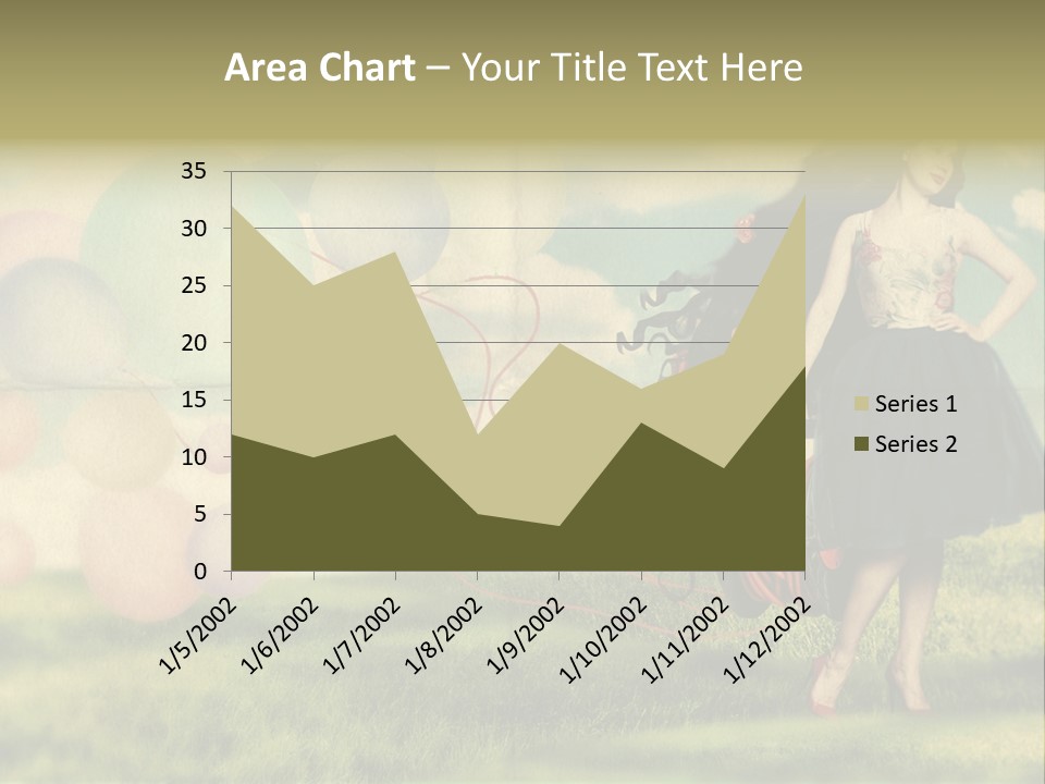 Glamour Paper Postcard PowerPoint Template