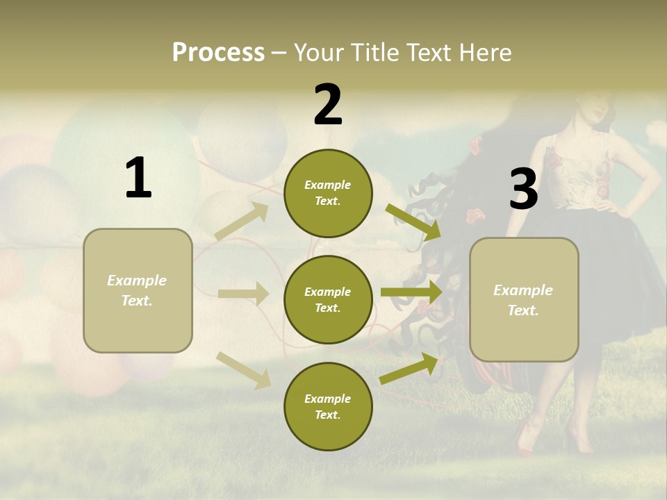 Glamour Paper Postcard PowerPoint Template