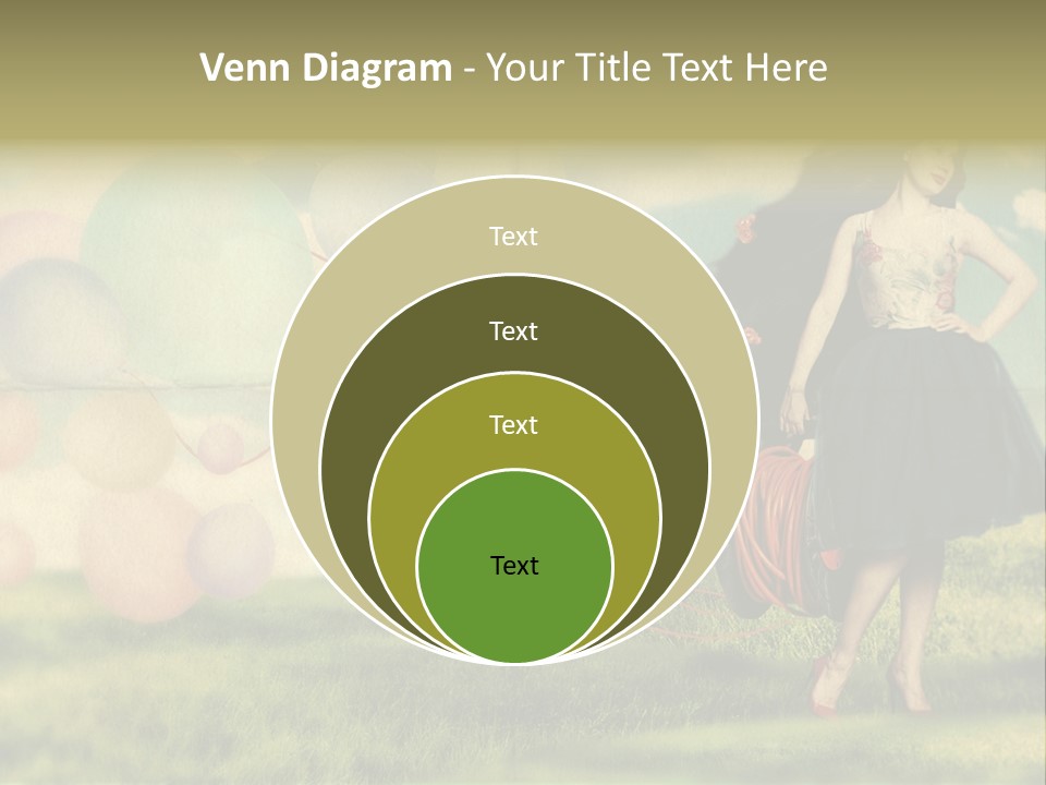 Glamour Paper Postcard PowerPoint Template