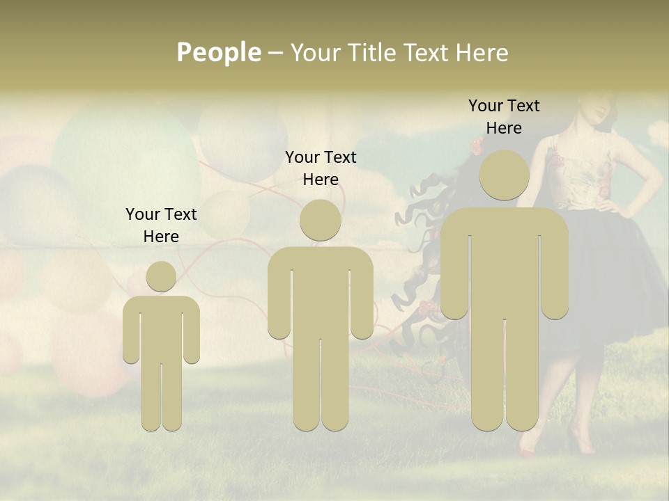 Glamour Paper Postcard PowerPoint Template