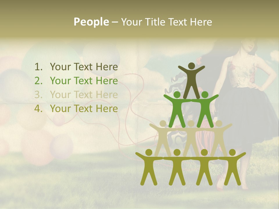 Glamour Paper Postcard PowerPoint Template