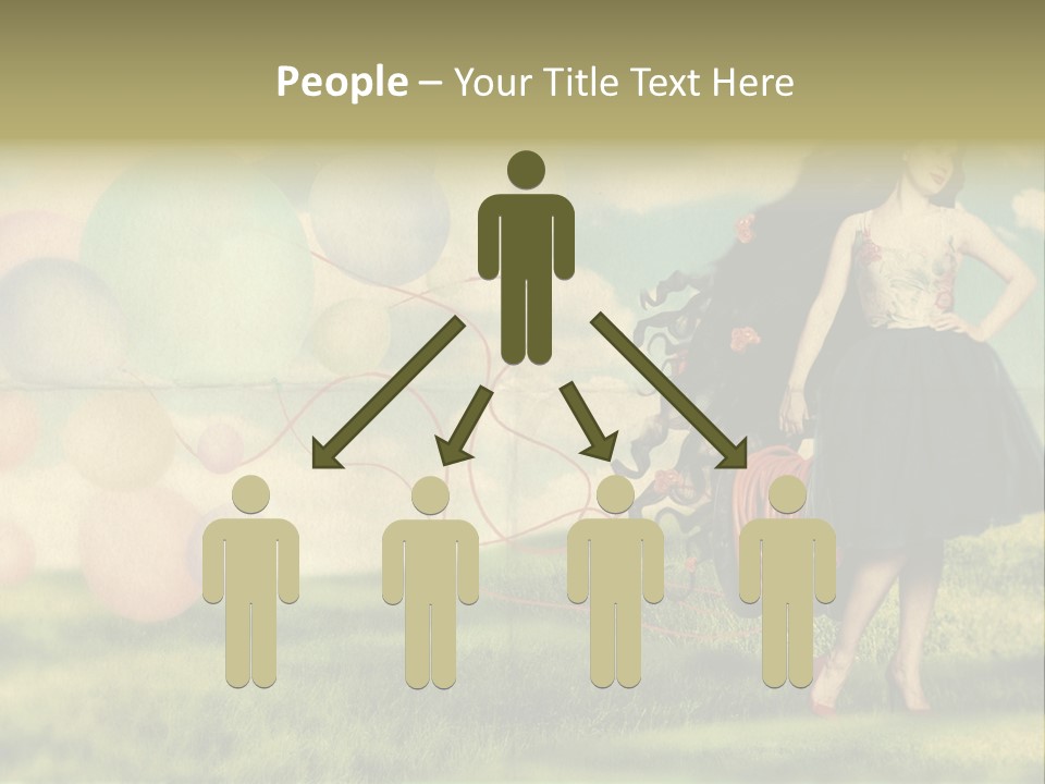 Glamour Paper Postcard PowerPoint Template