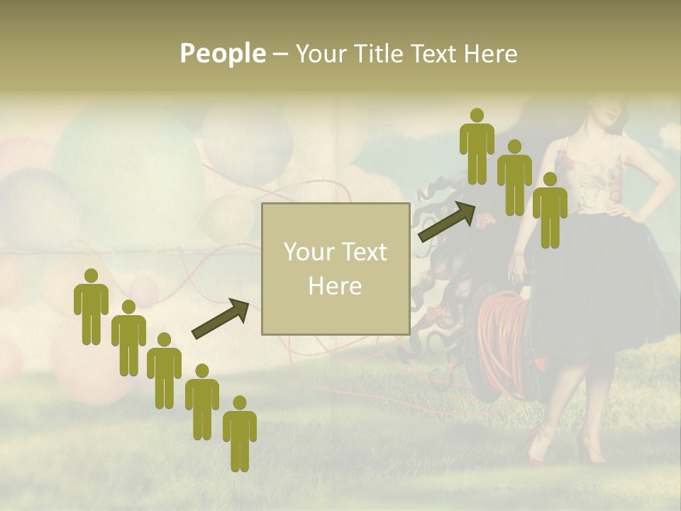 Glamour Paper Postcard PowerPoint Template