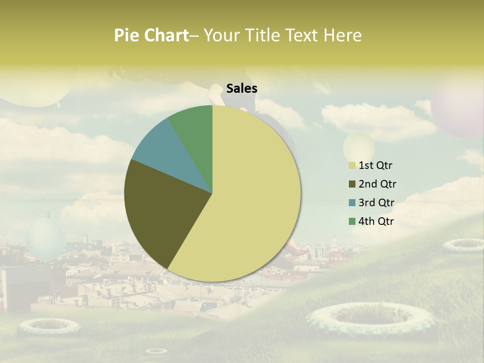 Pin Concept Colour PowerPoint Template