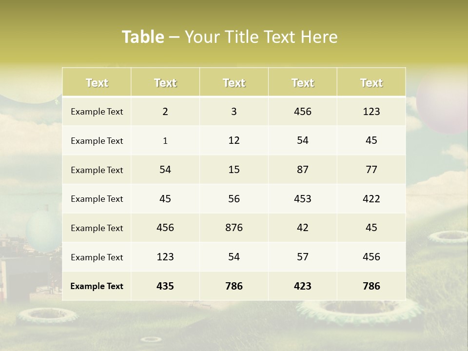 Pin Concept Colour PowerPoint Template
