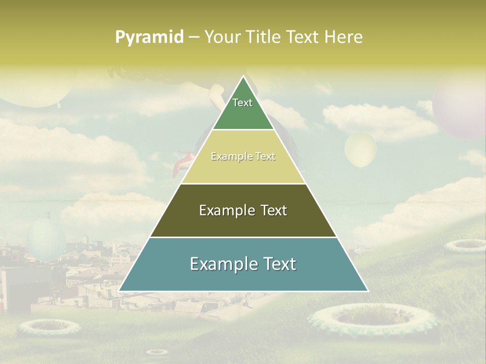 Pin Concept Colour PowerPoint Template