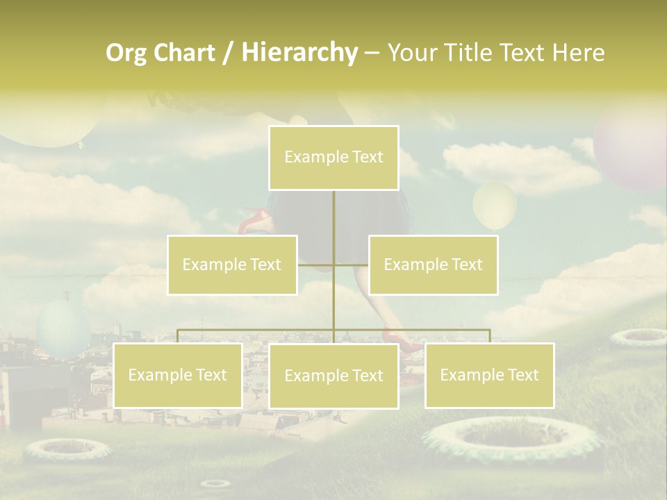 Pin Concept Colour PowerPoint Template