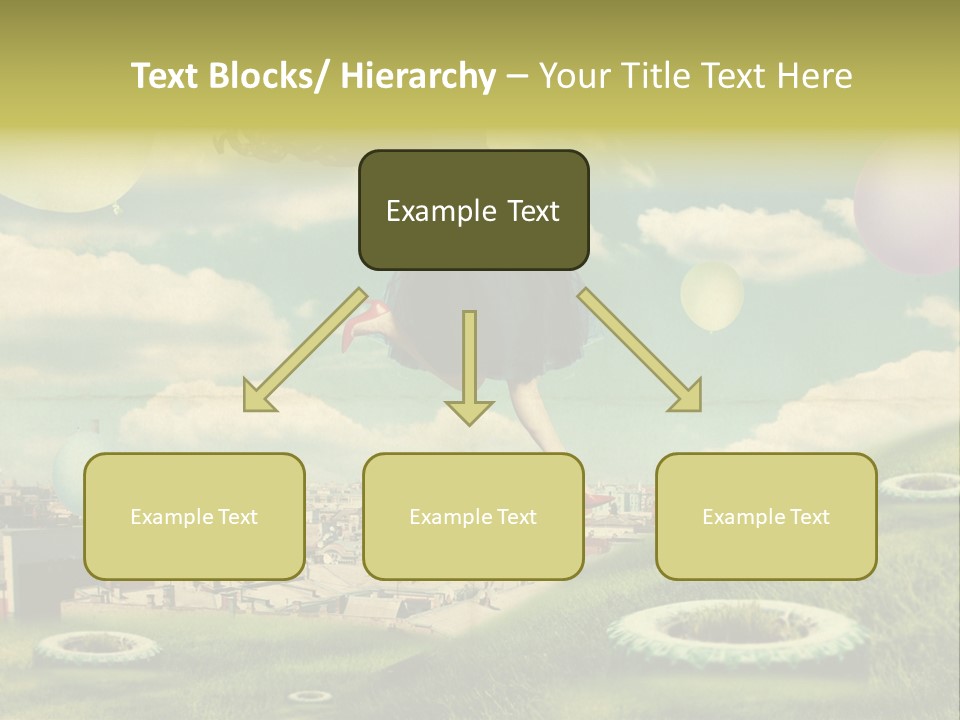 Pin Concept Colour PowerPoint Template
