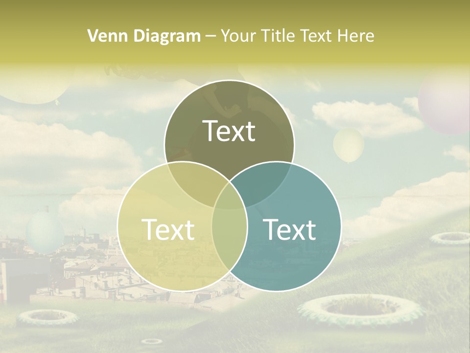 Pin Concept Colour PowerPoint Template
