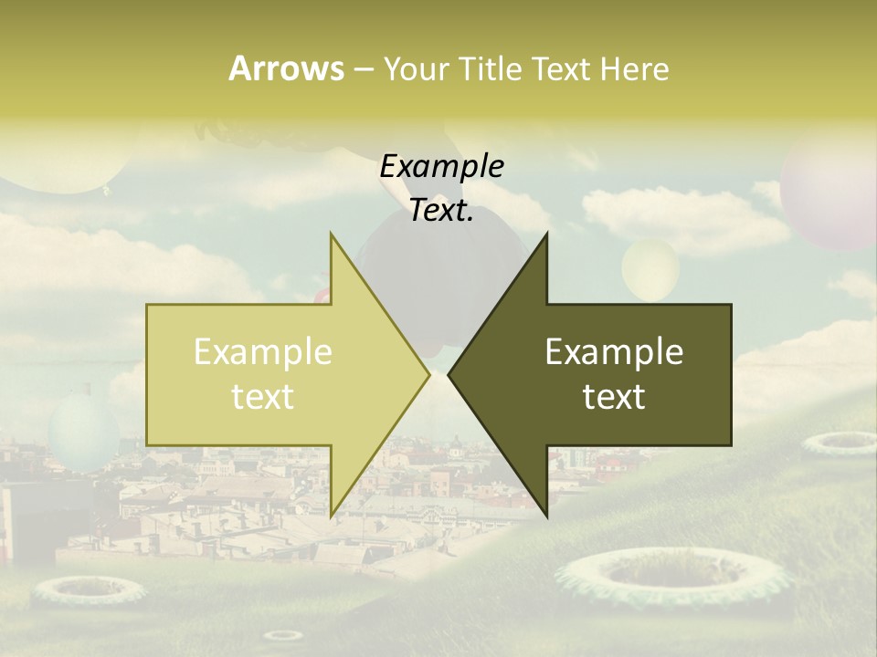 Pin Concept Colour PowerPoint Template