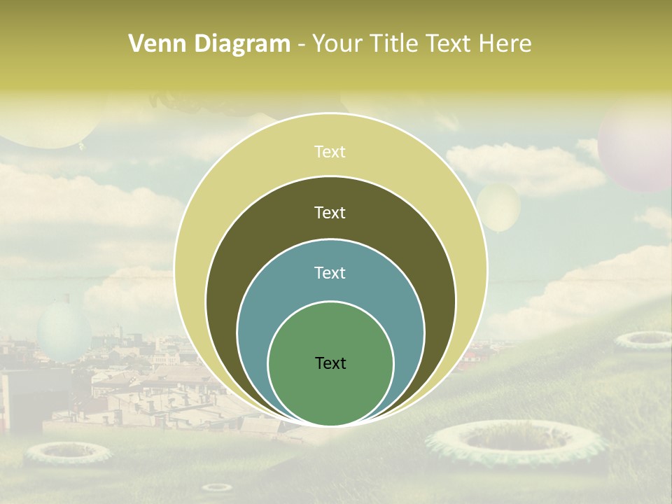 Pin Concept Colour PowerPoint Template