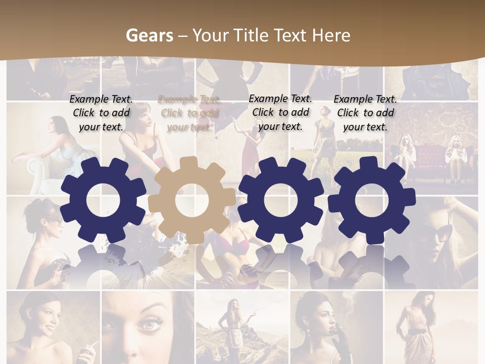 Natural Gas Suit Military PowerPoint Template