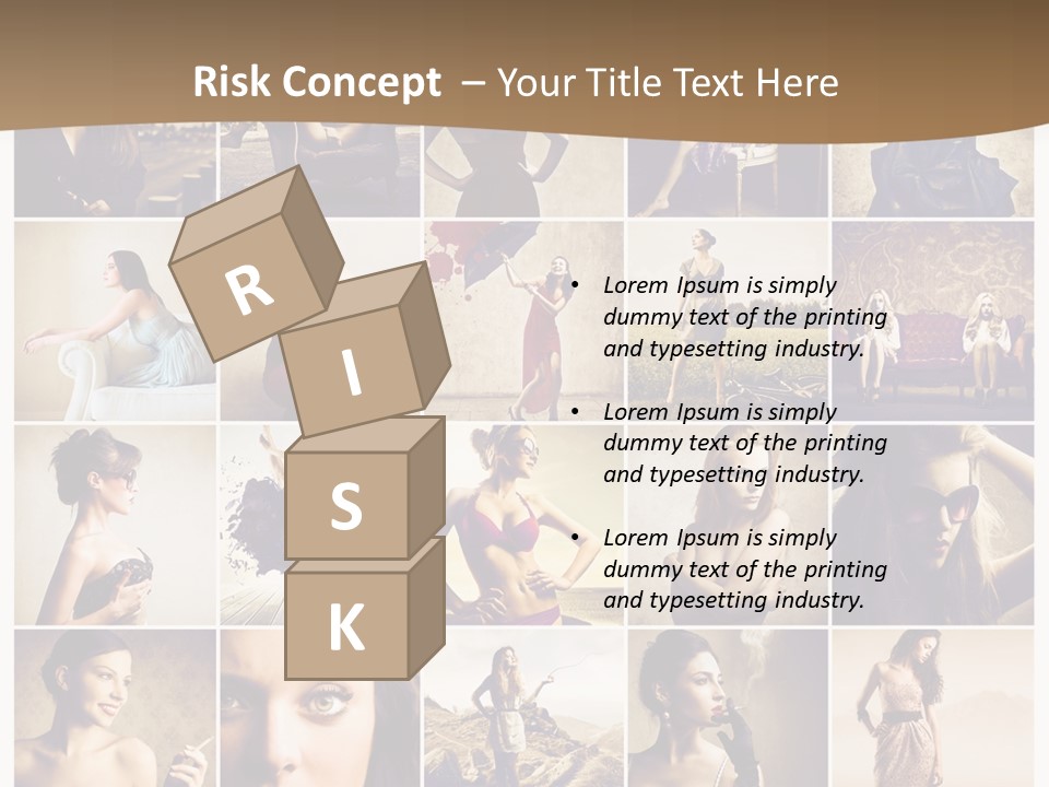 Natural Gas Suit Military PowerPoint Template