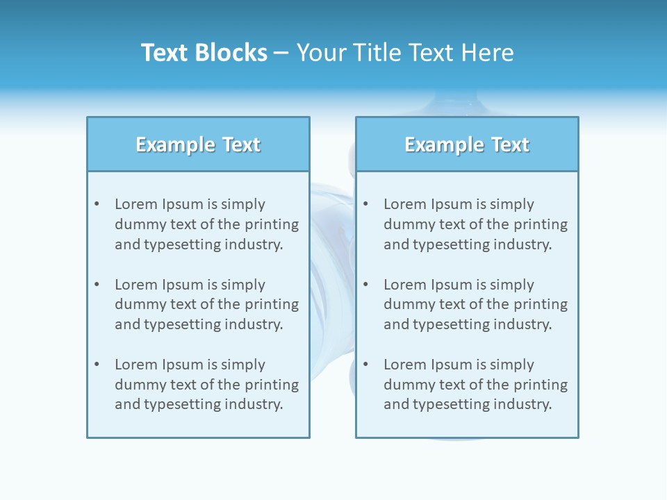 Isolated Two Huge PowerPoint Template
